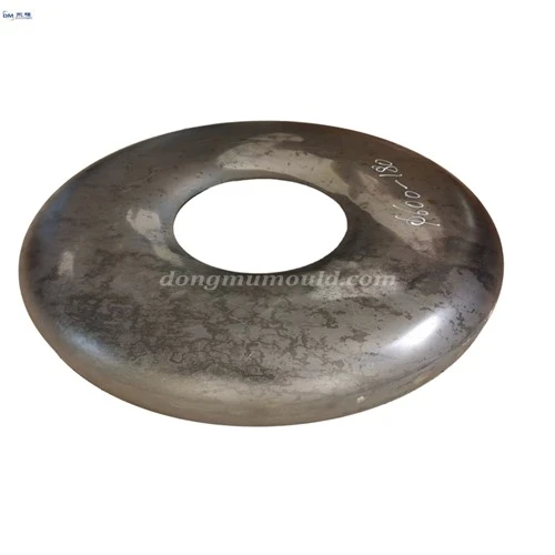 Anell de reforç amb brides, anell de reforç, placa de reforç perforada, metall, xapa d'alumini i matriu d'estirament i estampació